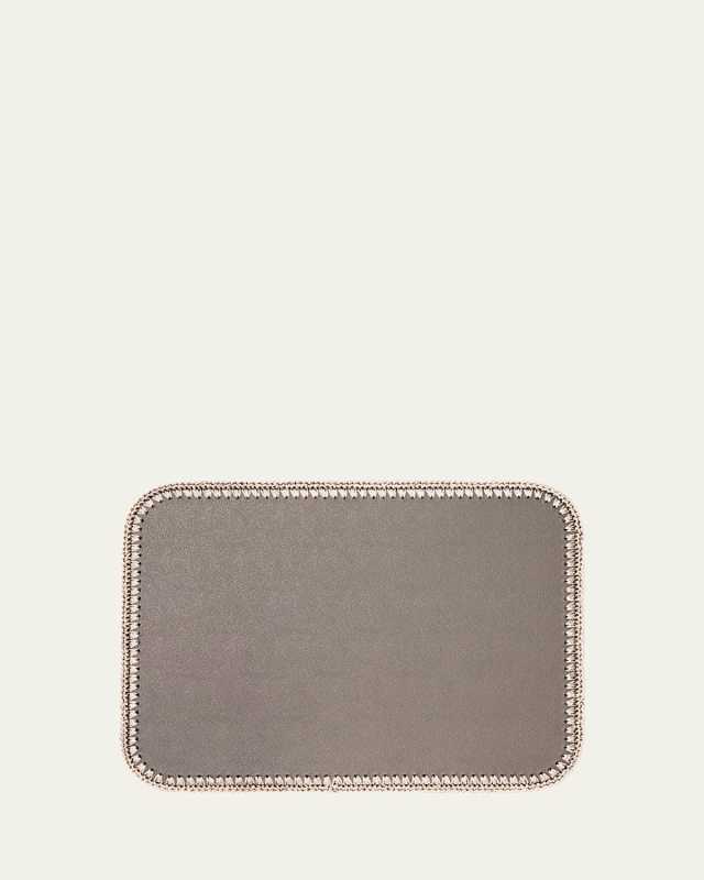 Rochelle Leather & Crochet Rectangular Placemat